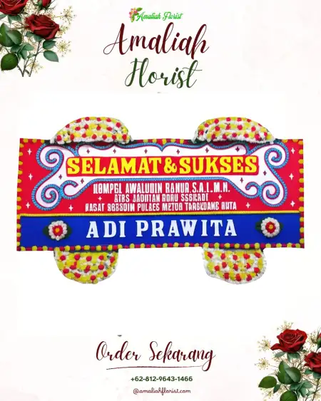 Papan Bunga Ucapan Selamat sukarasa